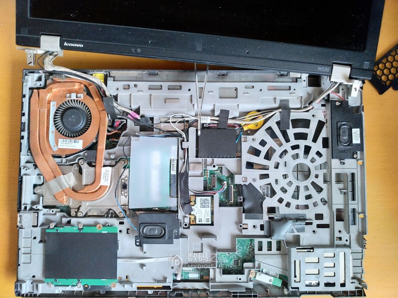 thinkpadw530拆机维修风扇