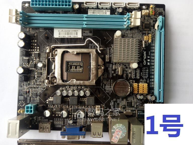 昂达h61c h61小主板 89元/g540 cpu intel 1158针 7和我墨迹快递费的