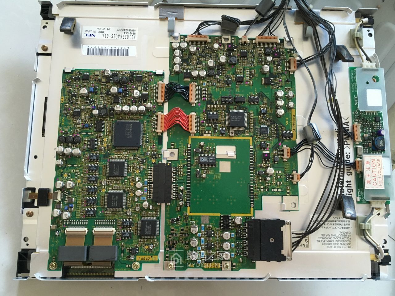 21年前的日本产的nec液晶显示器拆解necf14t2l