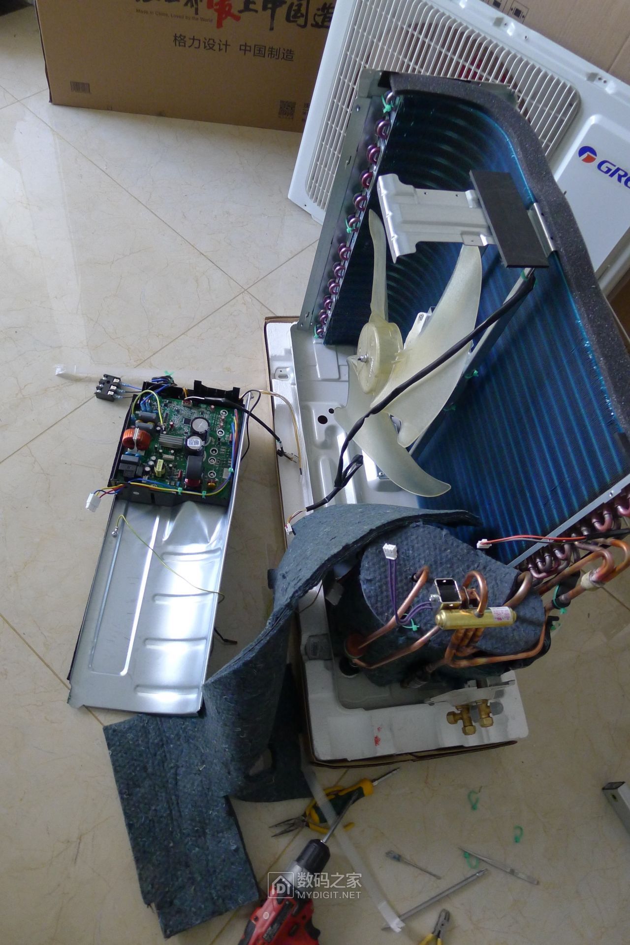 同样是大1.5匹一级能效的格力和小米空调,说说你的看法,拆机pk - 拆机