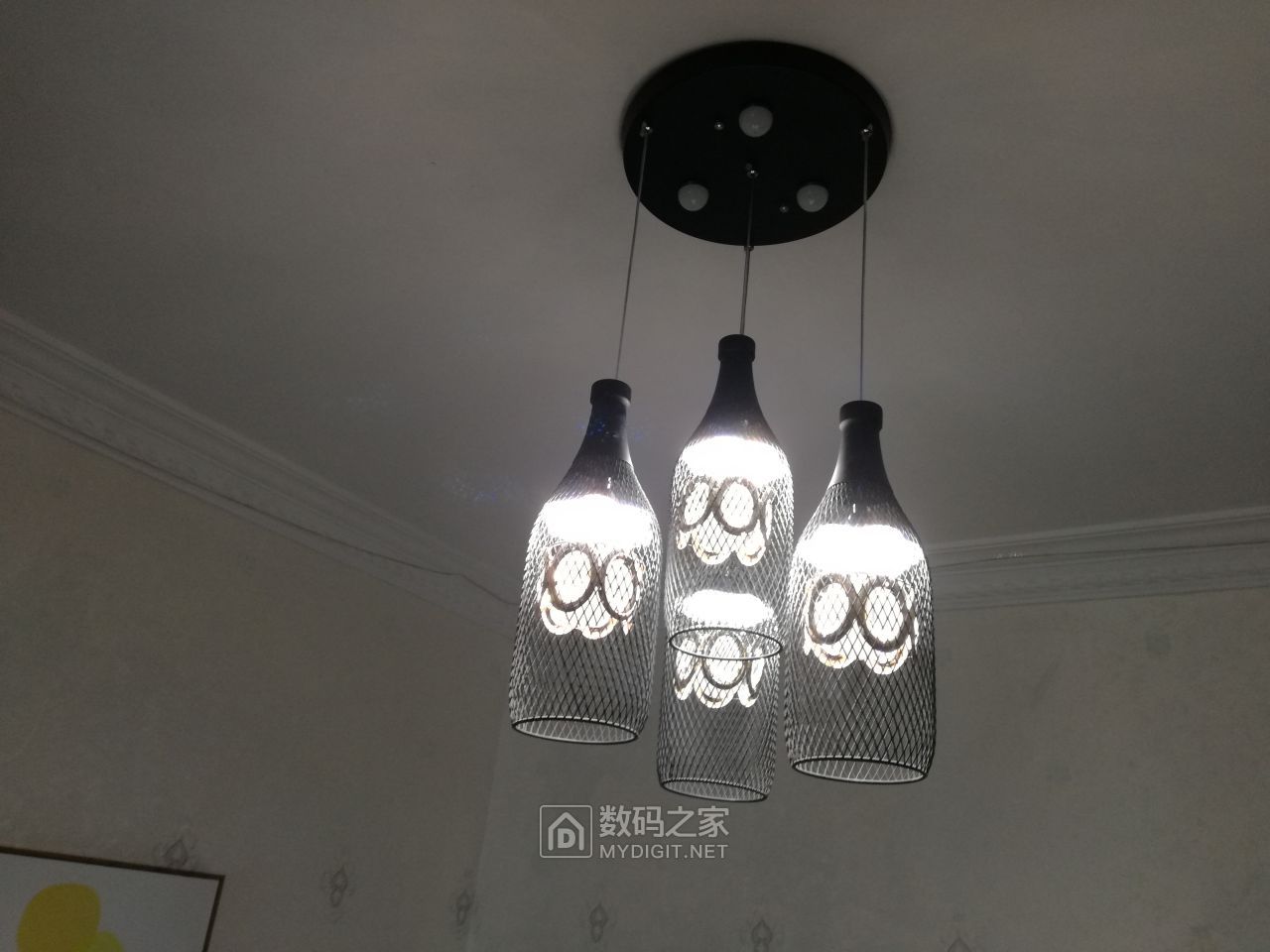 拆修餐厅吊灯捎带着修一下炒锅把