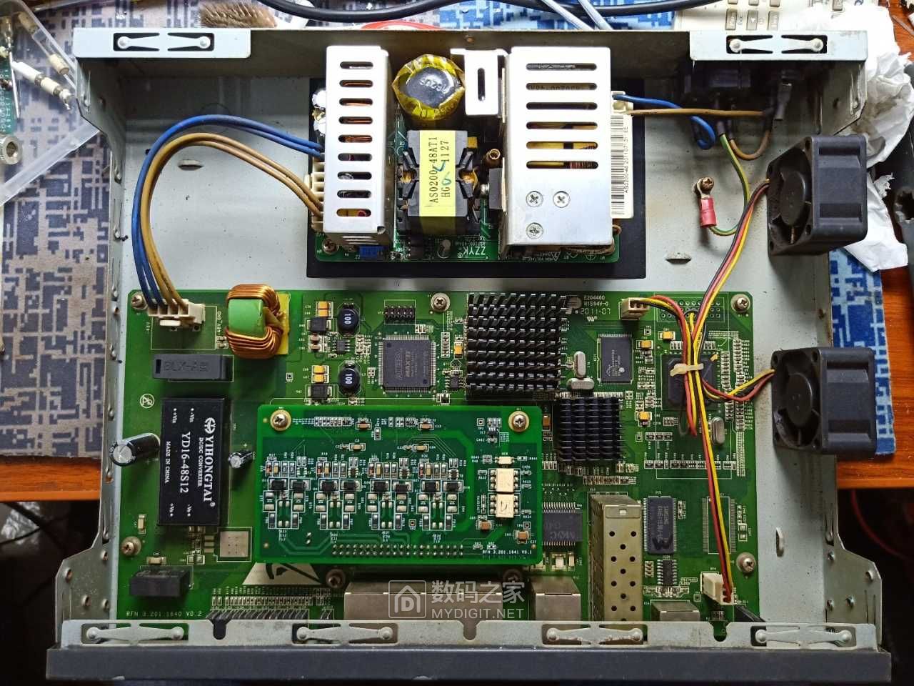 拆修一台烽火poe交换机poe无输出