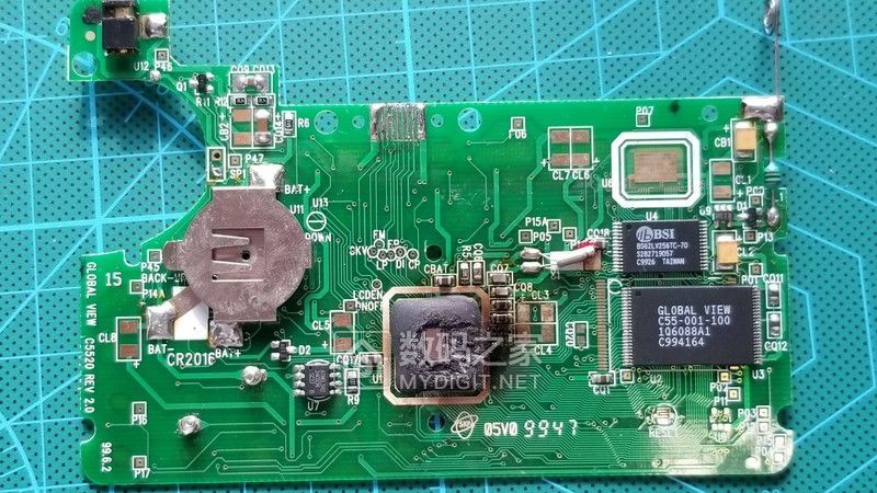 怀旧文曲星pc505cpu晶圆高清大图