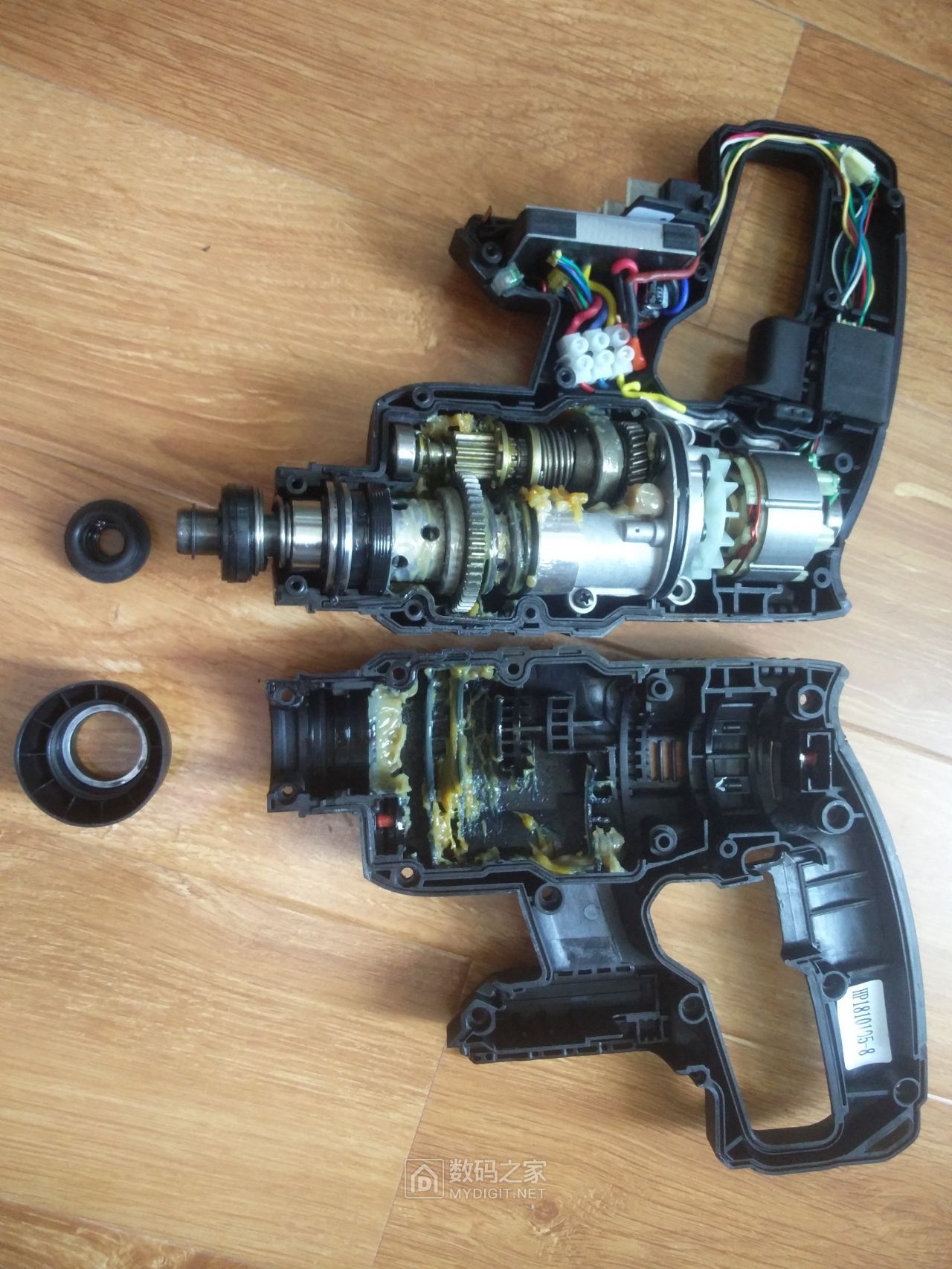 拆解保养卡胜kressku390无刷理电锤冲击钻