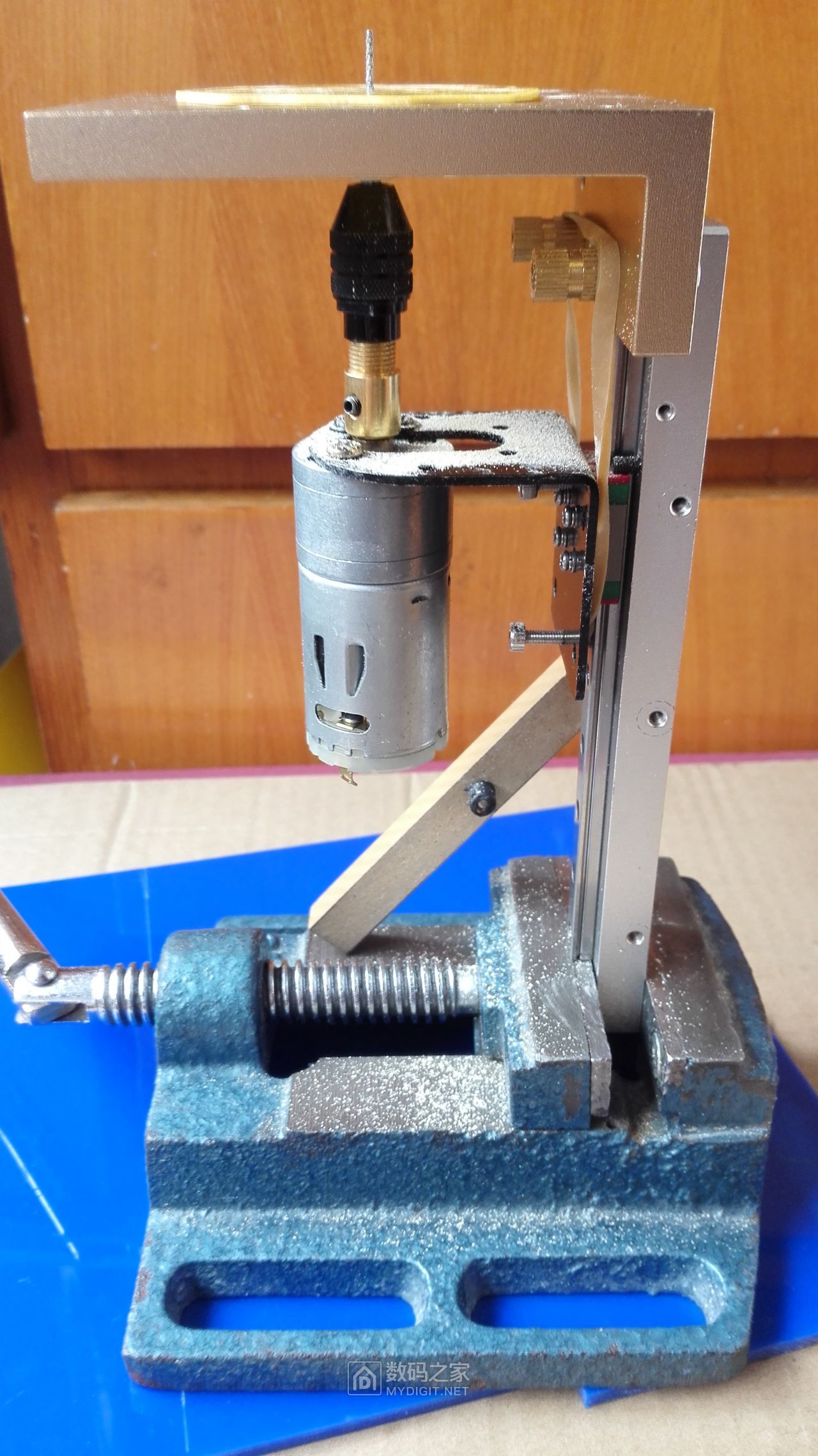 得了一个上银滑块d了一台超微台钻