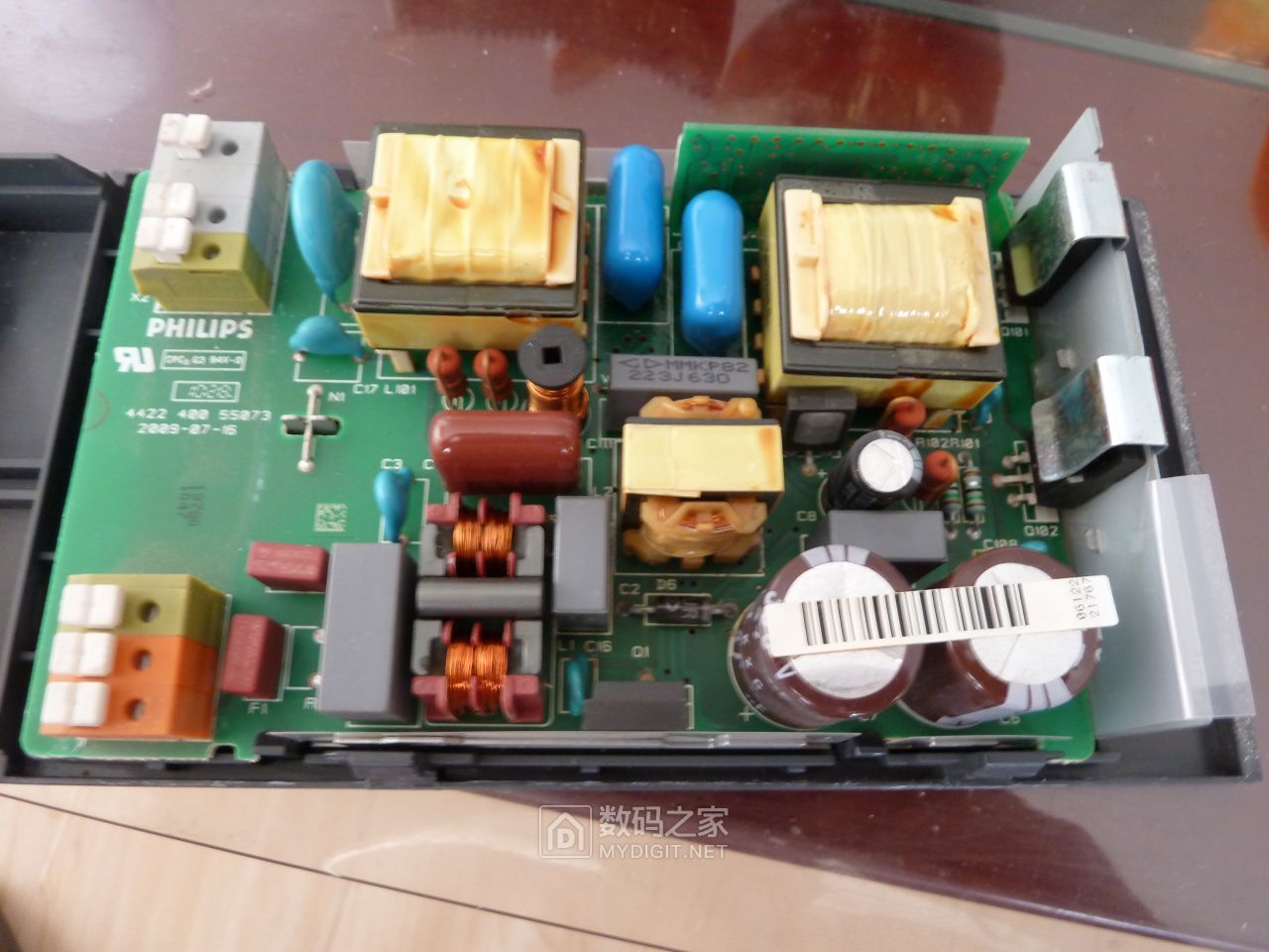 拆解飞利浦金卤灯镇流器