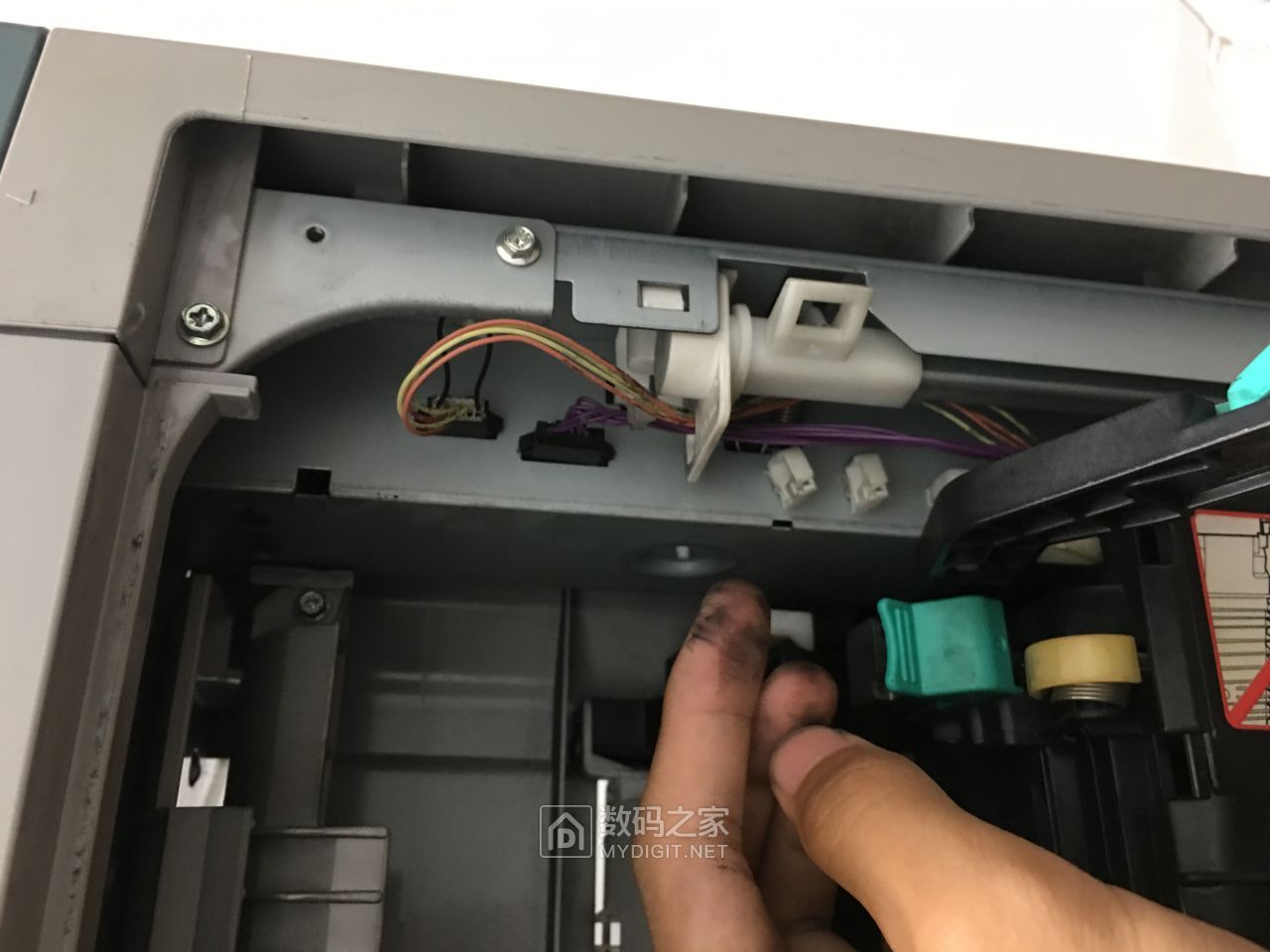 拆修一台佳能ir2030复印机更换定影膜