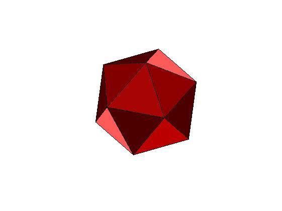 外甥的巴克球作品:正二十面体