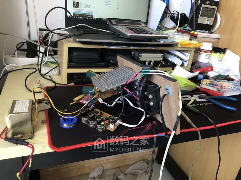 索威s840h更换后级功放芯片和大水塘 - 维修达人 数码之家