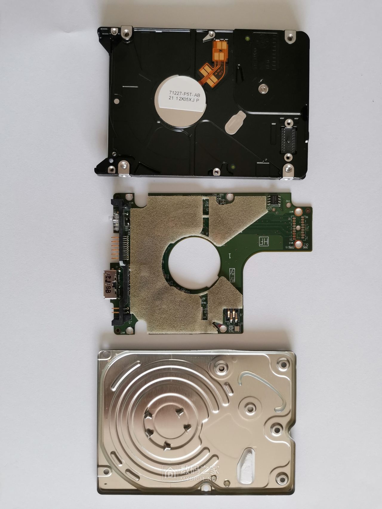 西部数据1t移动硬盘wdmypasssport拆解