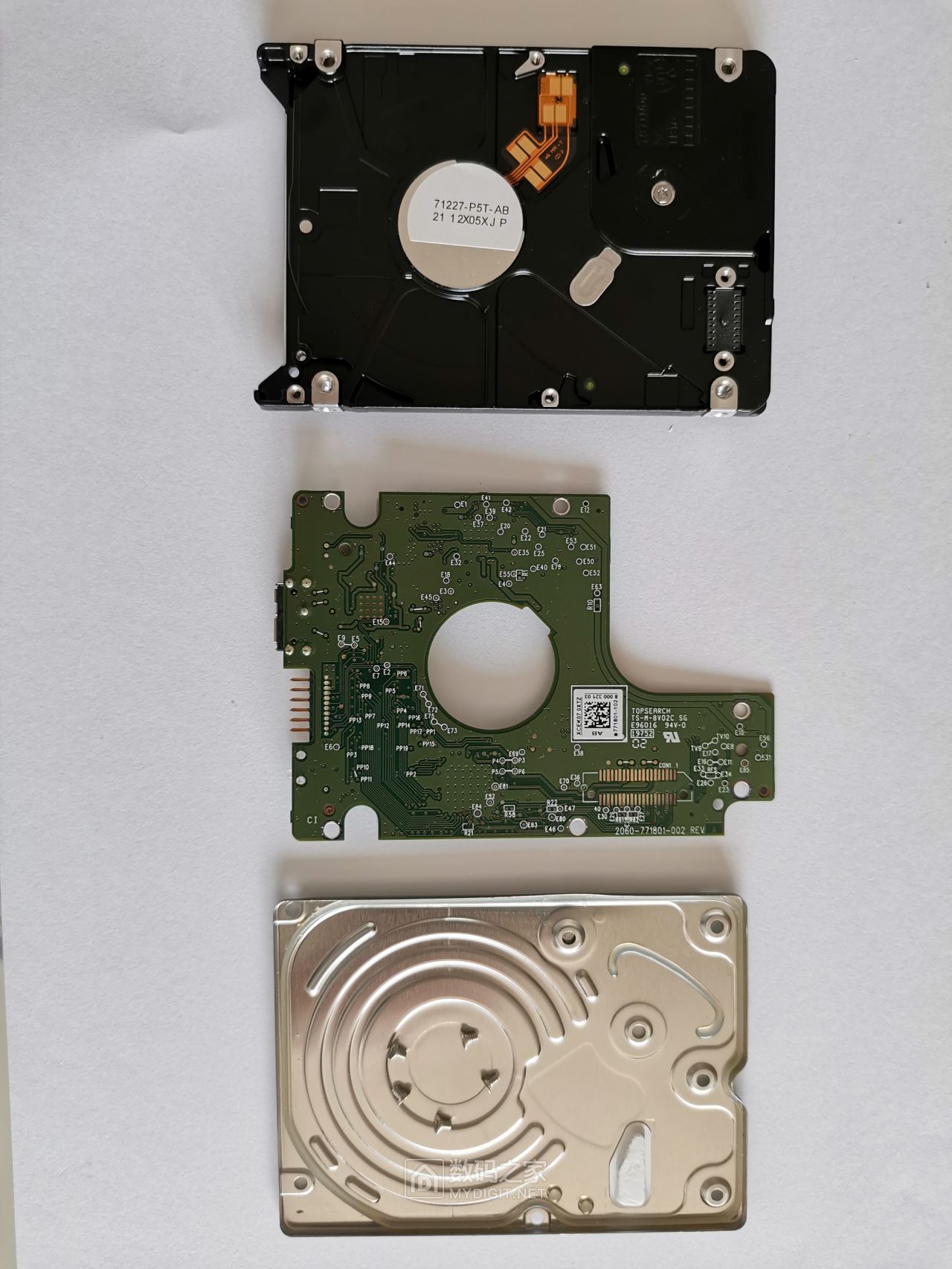 西部数据1t移动硬盘wdmypasssport拆解