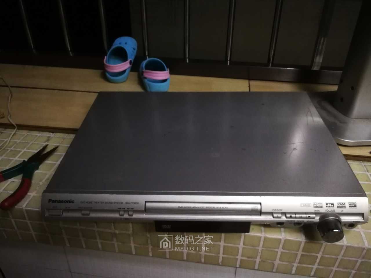 拆个松下dvd家庭影院的dvd功放一体机