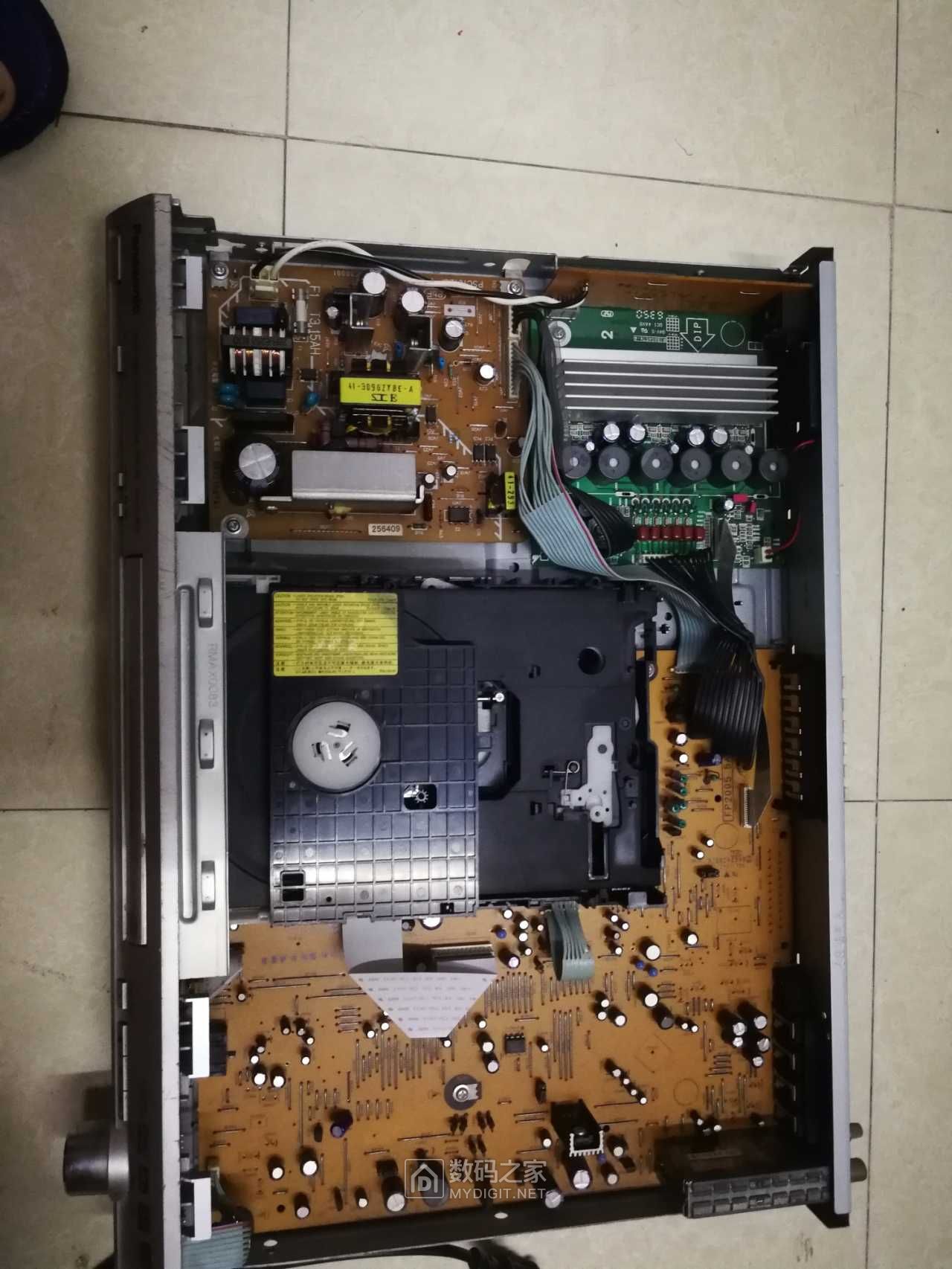 拆个松下dvd家庭影院的dvd功放一体机 - 拆机乐园 数码之家