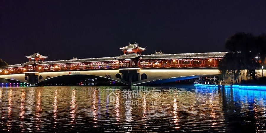 漳州廊桥夜景图片