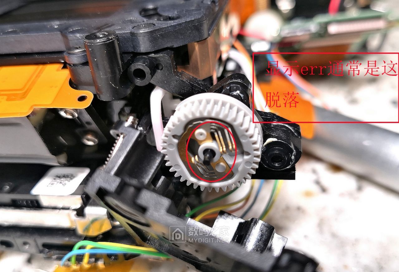 拆修尼康d80显示err故障