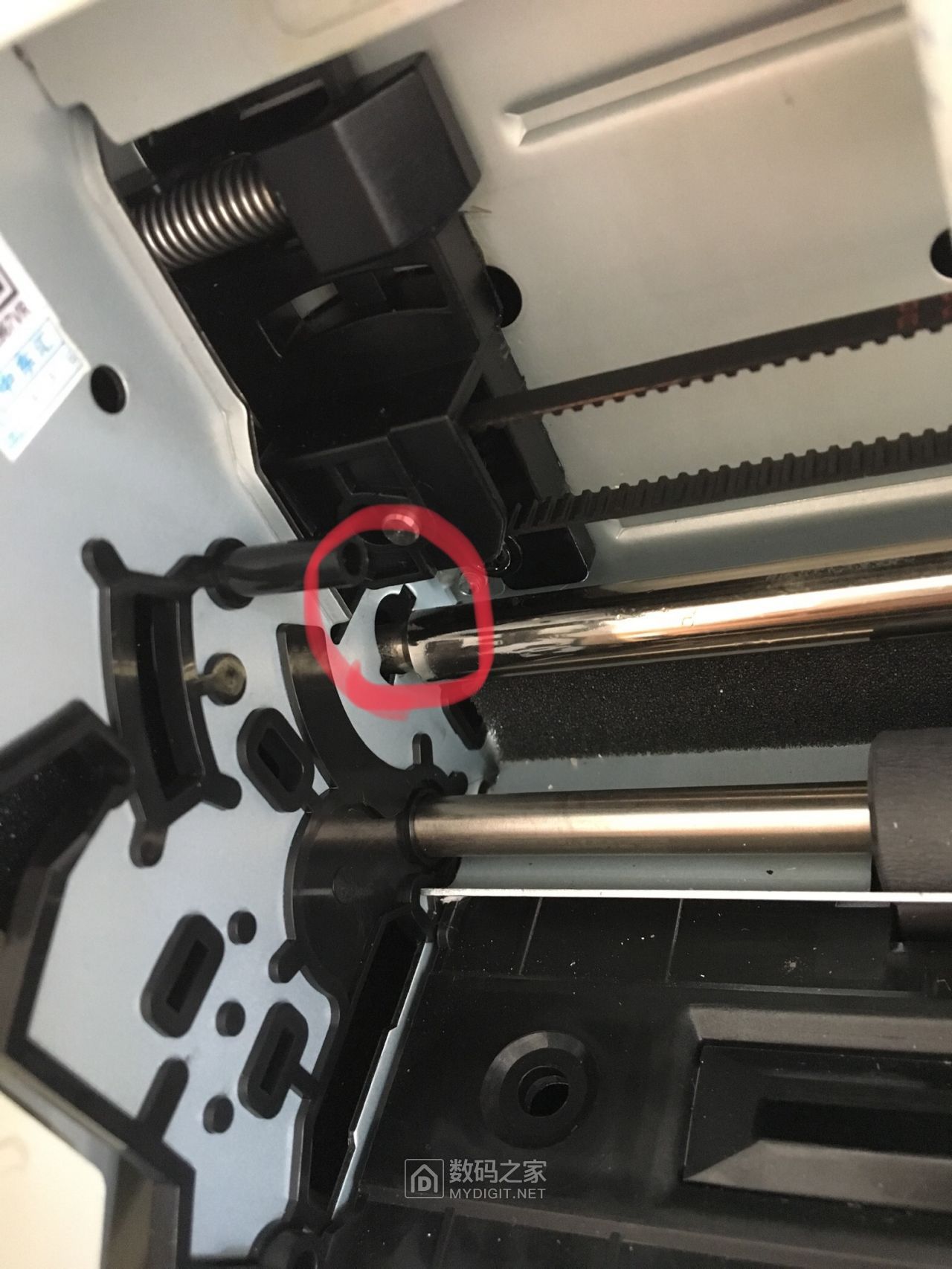 映美fp-312k针式打印机拖影故障拆修分享