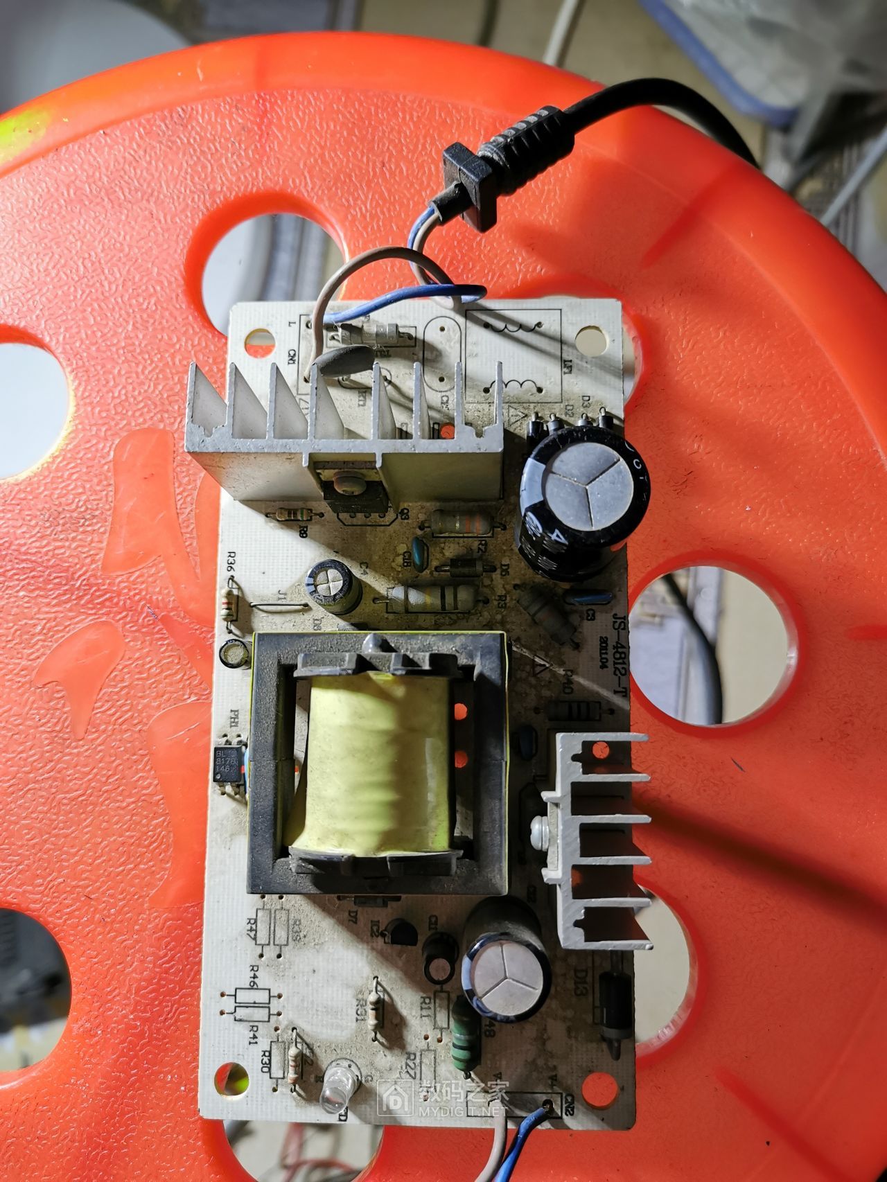 简单维修洪都电动车48v充电器