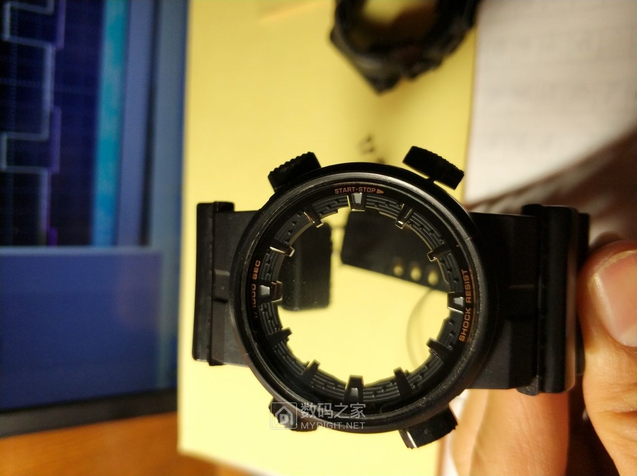 走时快了的卡西欧g-shock ga-110rg拆机并尝试校准