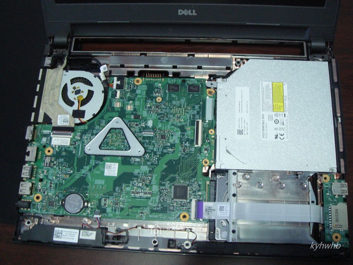 戴尔dell vostro 14-3445笔记本电脑无声应急拆修 - 拆机乐园 数码之