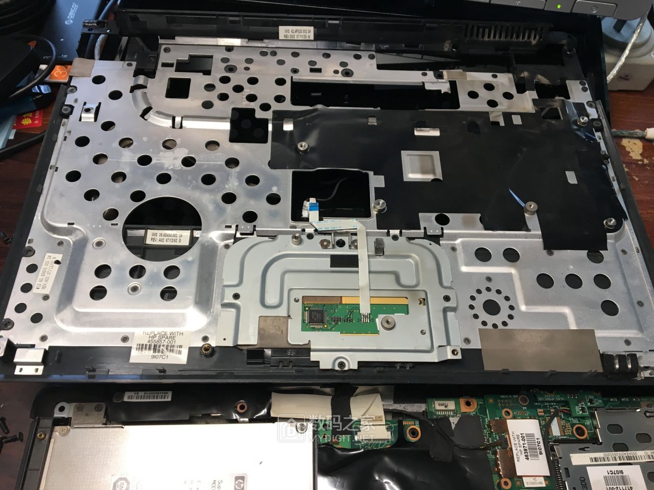 惠普康柏v3500笔记本清灰很老的电脑修修还能用