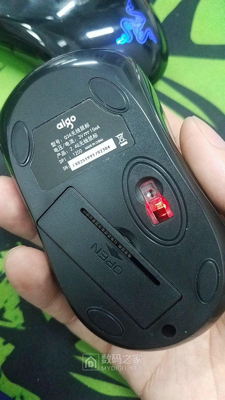 爱国者q34哈哈哈哈哈无线鼠标用这微动笑死了