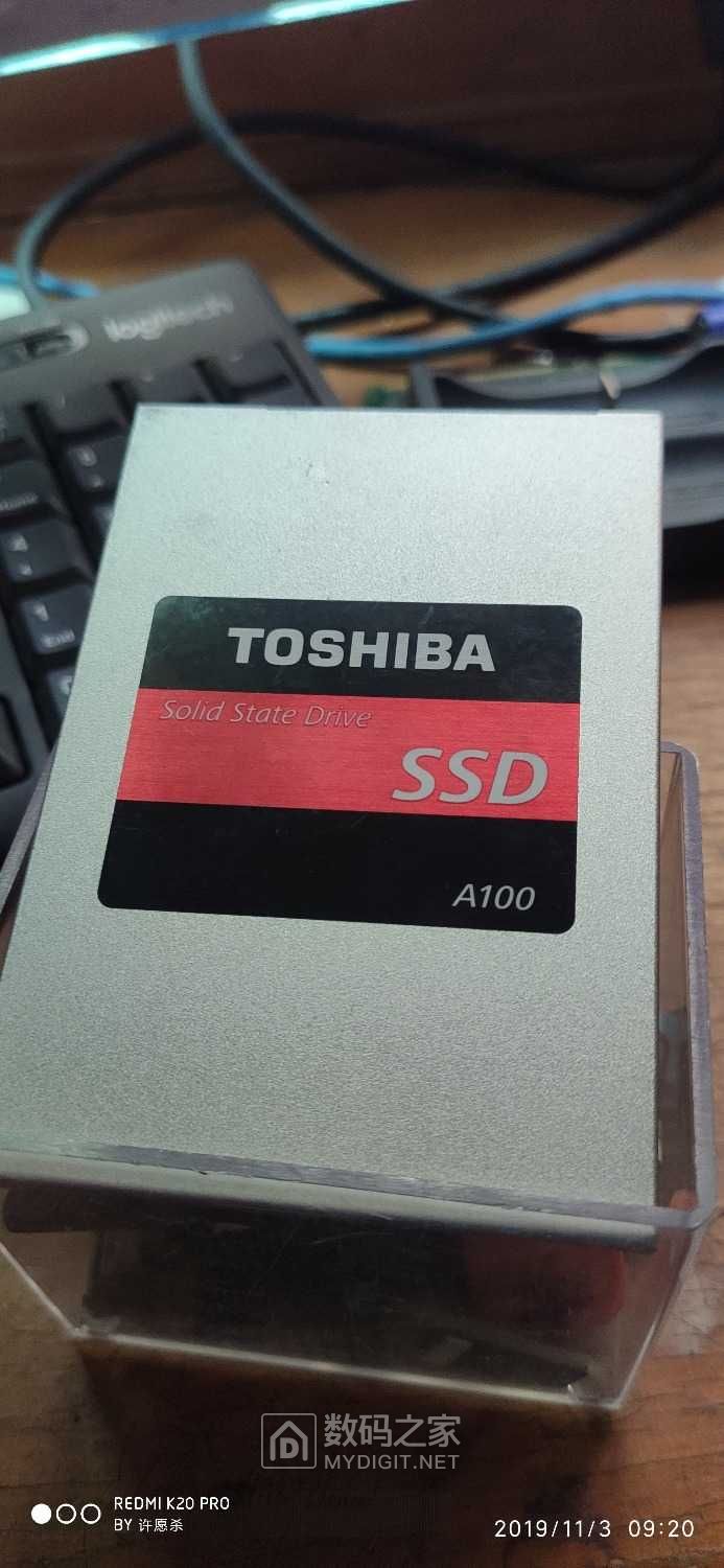 东芝a100固态硬盘拆机超级简陋缓存都没有