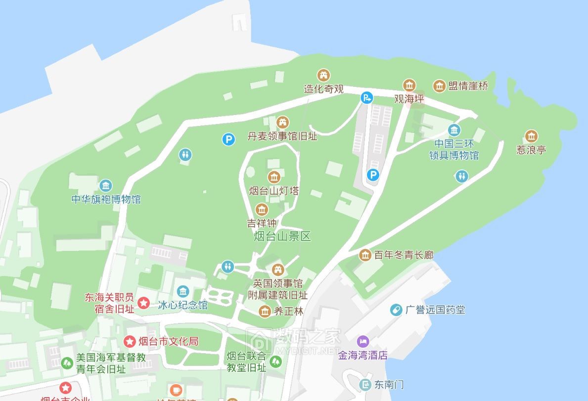 福州烟台山公园地图图片