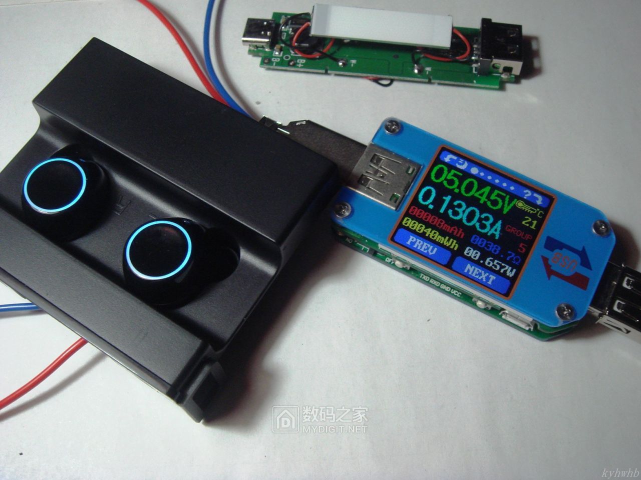 采用eta9640芯片的南卡n2蓝牙耳机充电仓拆测