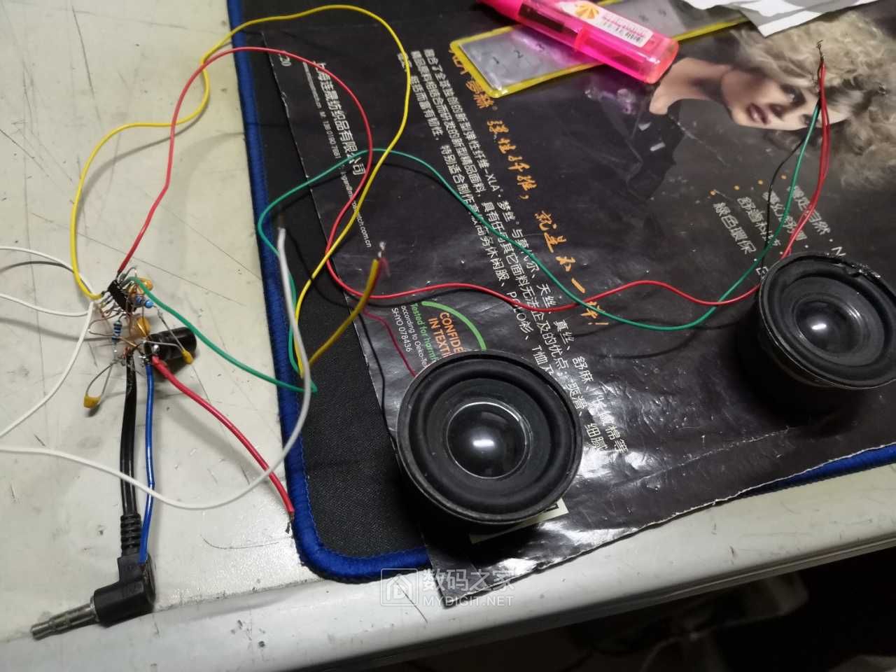 闲得无聊,搭棚焊pam8403听个响功放