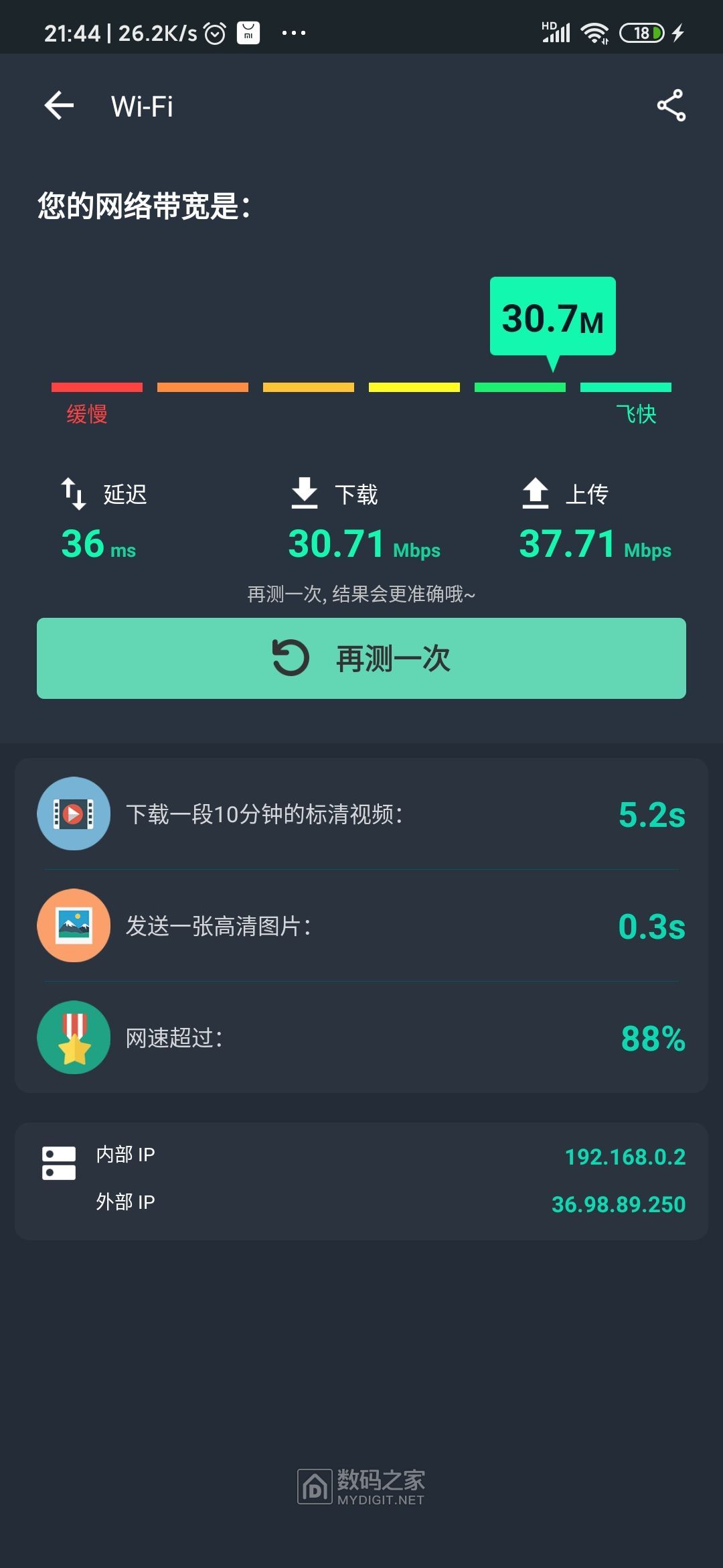 网页测速