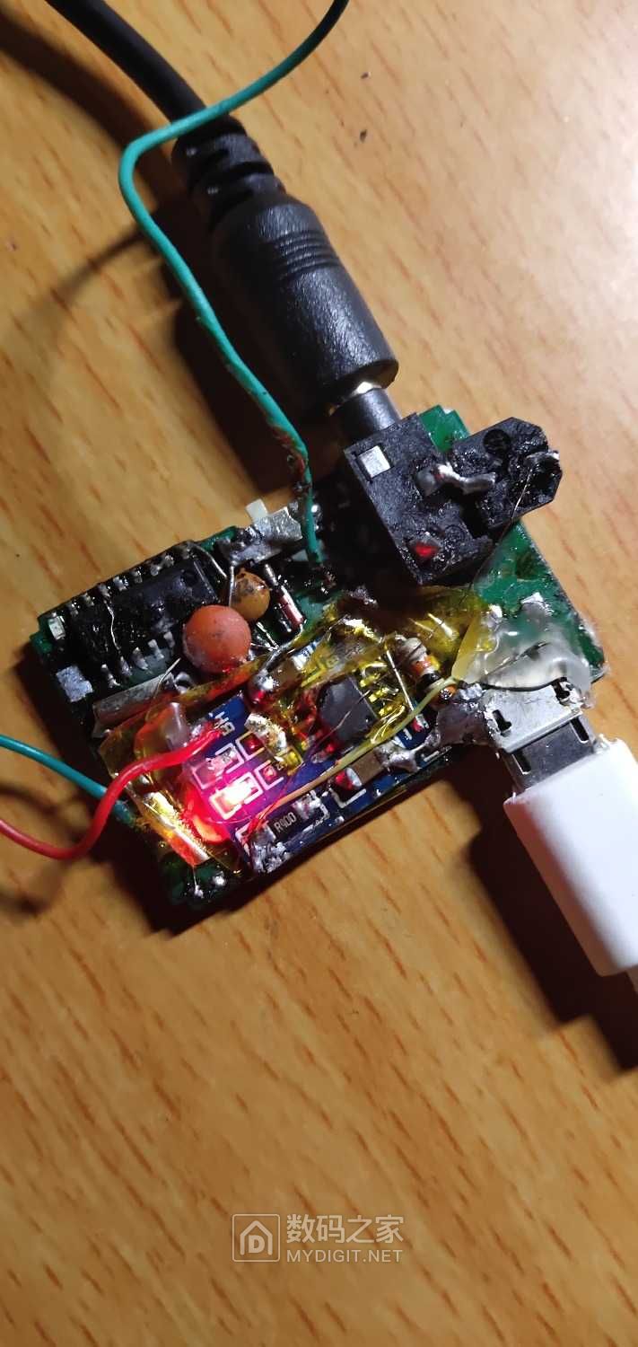 夹子mp3替换芯片rda5807fp制作调频fm收音机