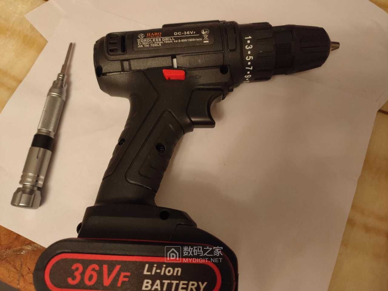 5买的福瑞德21v双速锂电钻