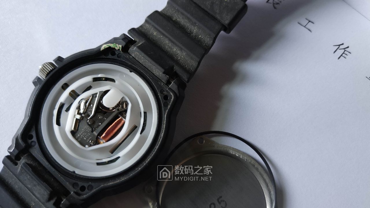 卡西欧mrw200h运动手表没电了