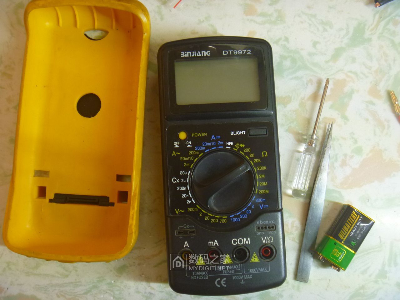 求助大神滨江dt9972万用表铜片怎么安装