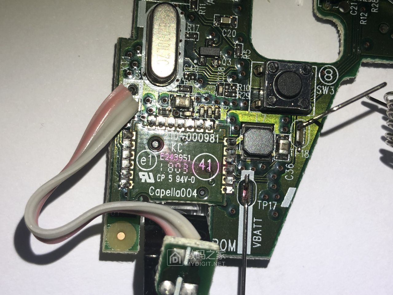 拆个同事撒了水的鼠标罗技m238