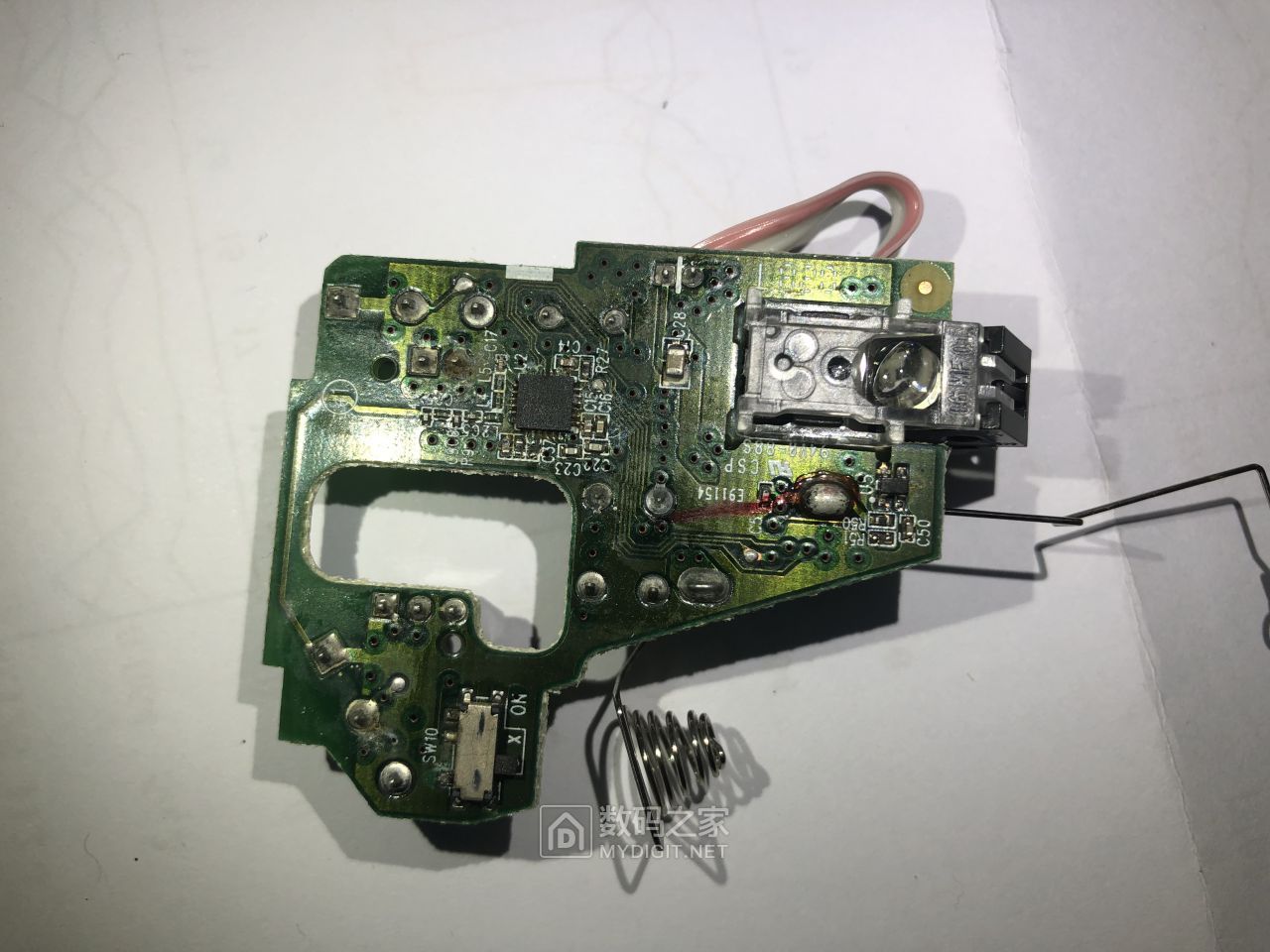 拆个同事撒了水的鼠标罗技m238