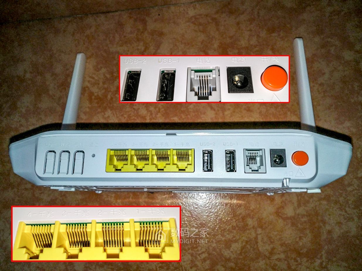 烽火hg6821m四口全千兆光貓拆解