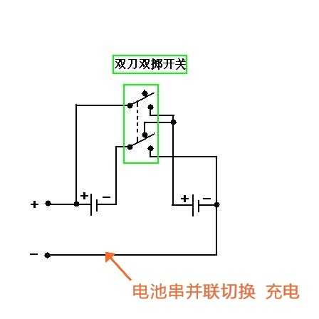 刚刚画了个2s锂电池串并联自动转换电路大家帮忙看看有没有错