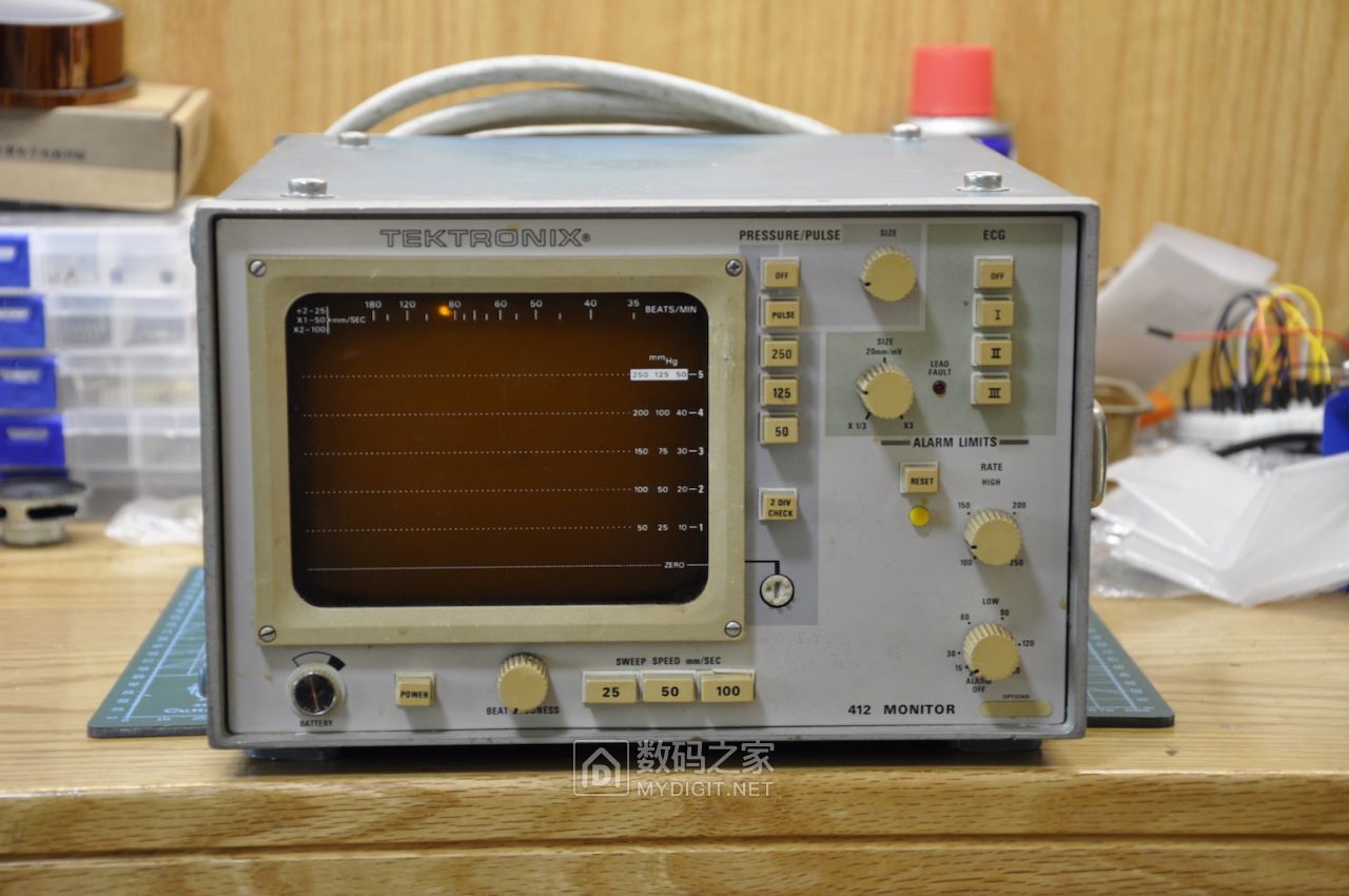 tektronix412ecgmonitor泰克1975年出的心电监护仪拆机