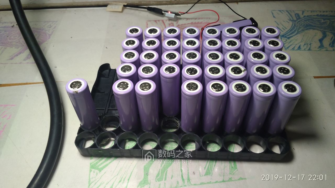 拆一个4并13串电动车锂电池组并请教电池喷码识读问题