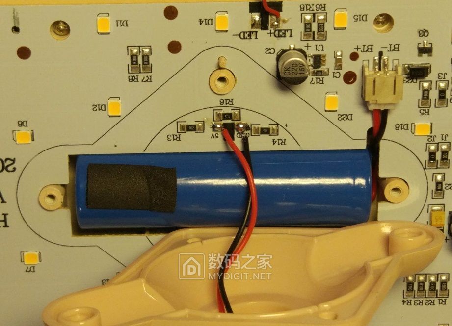 muidhdl02化妆镜台灯拆解