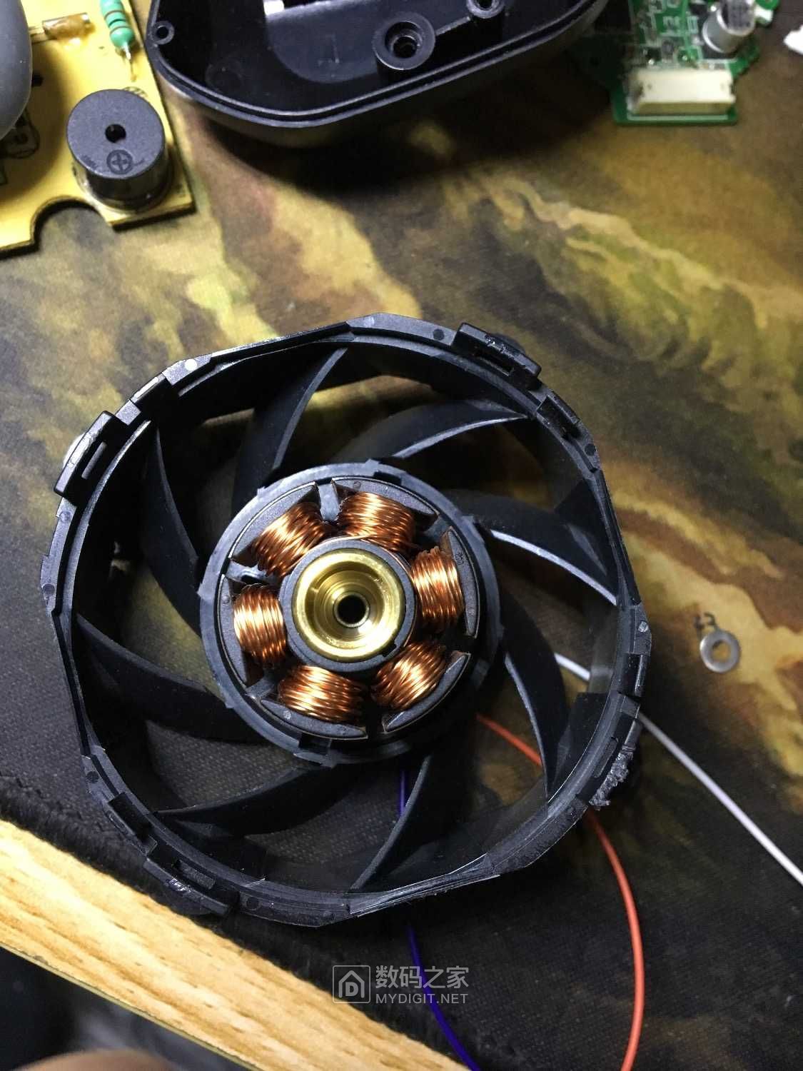 nidec服务器风扇三相无刷马达拆解