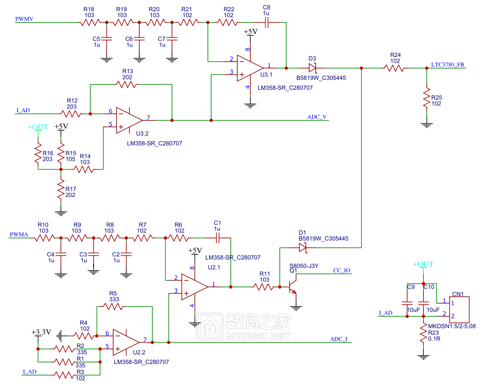 LM358部份电路