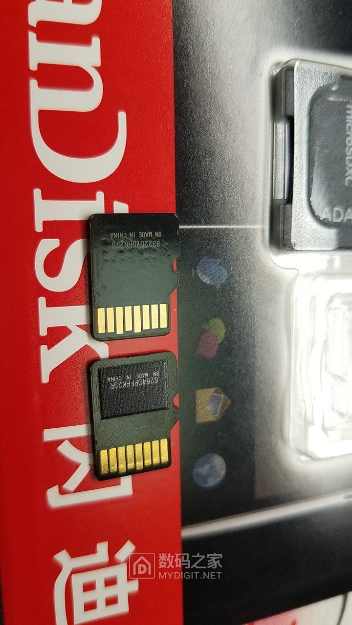 闪迪至尊极速tf64gba2红金卡快速运行app05mlc749元是真货吗