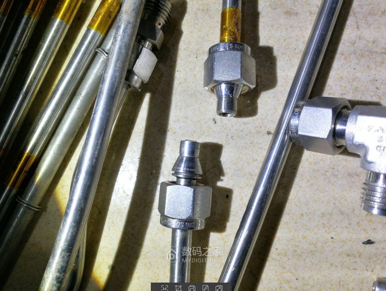 气管钢管快接头卡套接头 - 我是工具控 数码之家