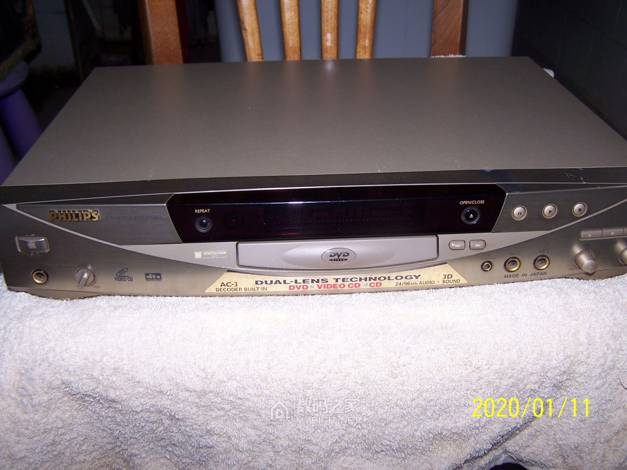 飞利浦philipsdvd860进仓困难拆修