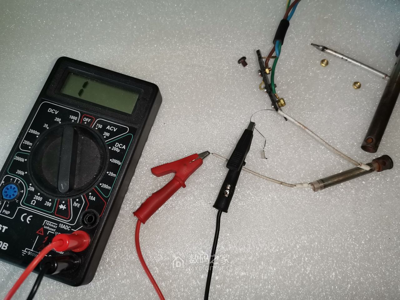 详拆韩国exsojy20330b220v电烙铁