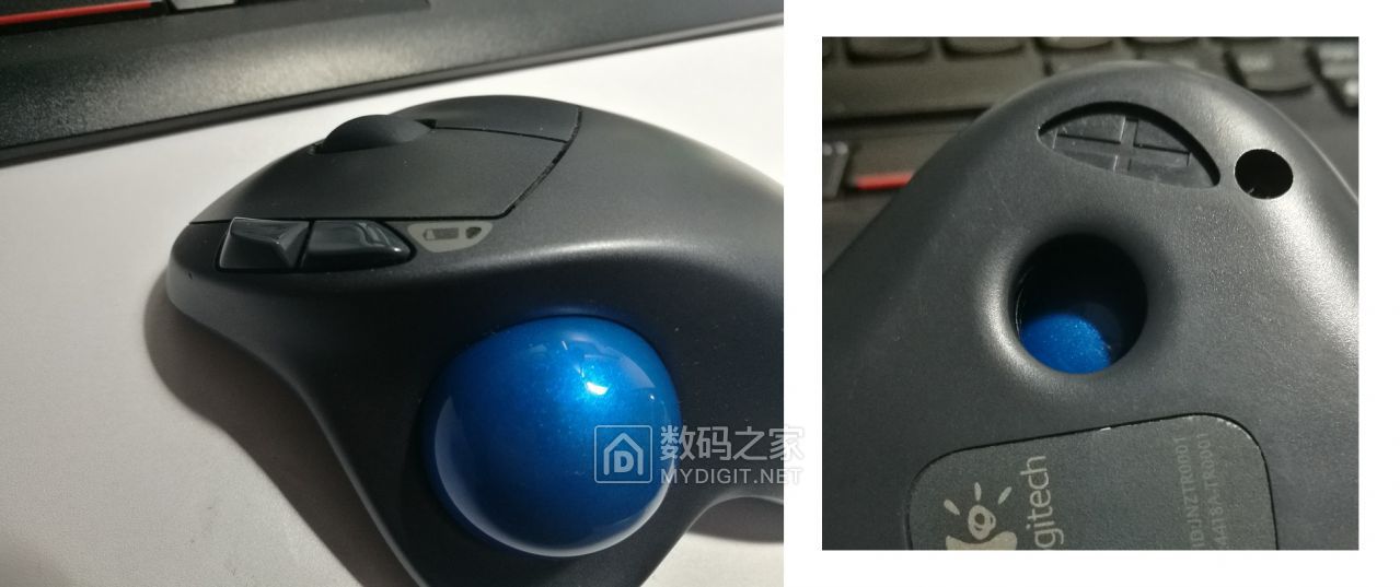 深水鱼入手战斗成色罗技ergo 轨迹球换轻触开关 不是换微动 拆机乐园数码之家