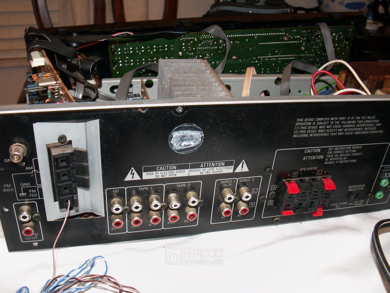 拆修建伍老功放kenwoodkra5020