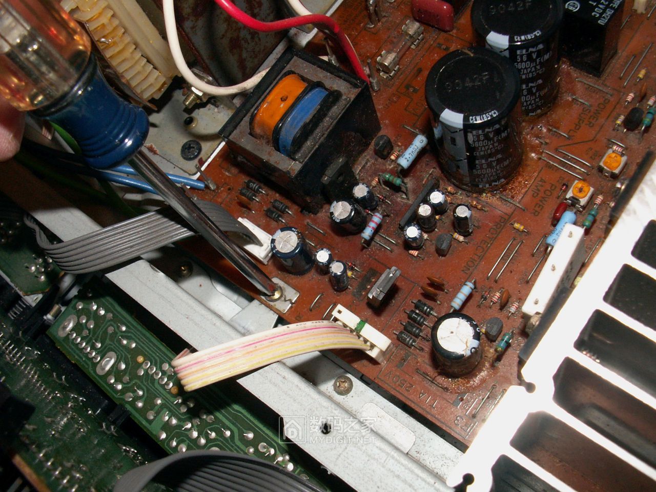 拆修建伍老功放kenwoodkra5020